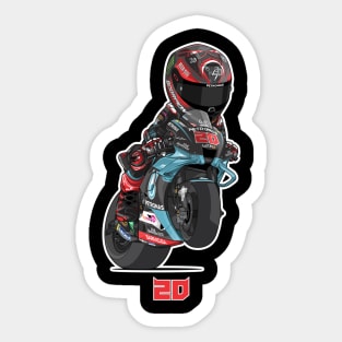 Fabio Quartararo Cartoon Sticker